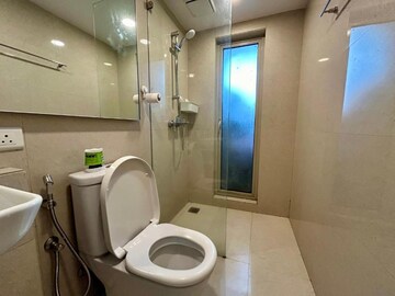 Bathroom in 2 BHK Apartment at Ashar Axis, Majiwada – for Rent