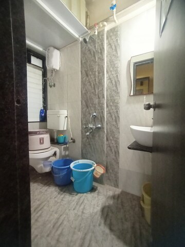 Bathroom in 1 BHK Apartment at Sumit Greendale, Virar West – for Sale