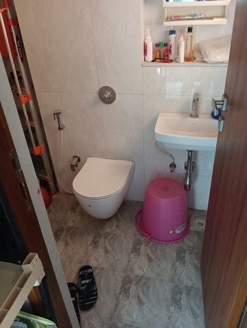 Bathroom in 1 BHK Apartment at Romell Allure, Borivali East – for Sale