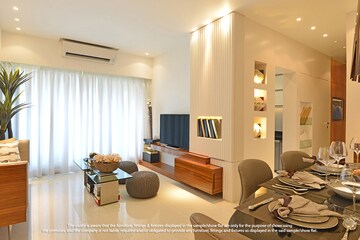 Living Room in 1 BHK Apartment at Mextech Miraya Divine, Majiwada – for Sale