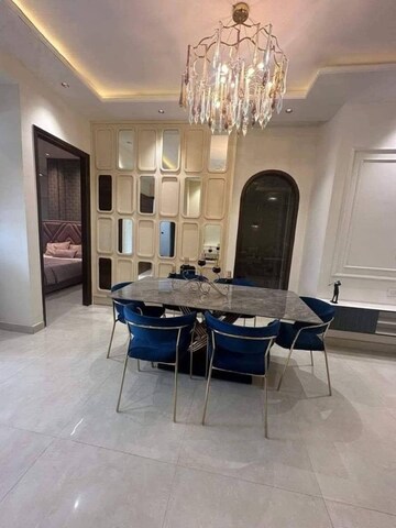 Living Room in 3 BHK Builder Floor at Dhakoli Village – for Sale