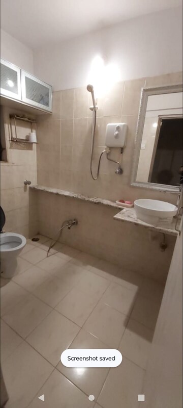 Bathroom in 1 BHK Apartment at Ashar Axis, Majiwada – for Rent