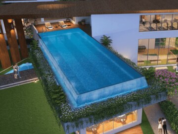 Swimming Pool in 2 BHK Apartment at Unique Youtopia, Kharadi – for Sale