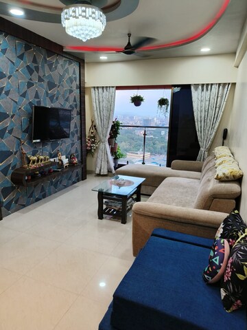 Living Room in 2 BHK Apartment at Akanksha Pioneer, Vartak Nagar – for Rent