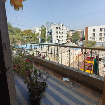 Balcony in 1 BHK Apartment at Sanjay Park – for Rent
