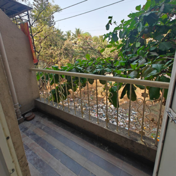 Balcony in 1 BHK Apartment at Sanjay Park – for Rent