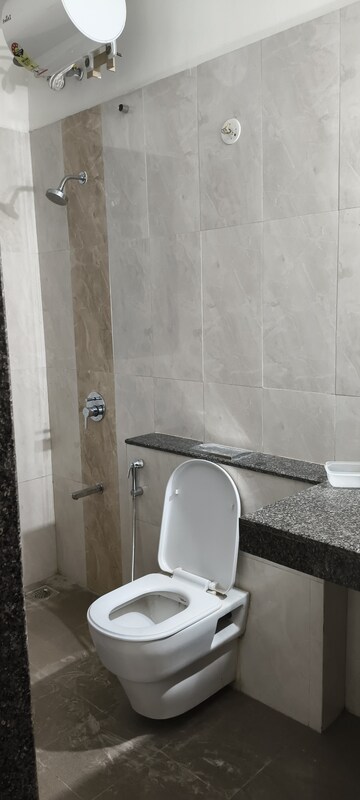Bathroom in 2 BHK Apartment at CCI Rivali Park, Borivali East – for Rent