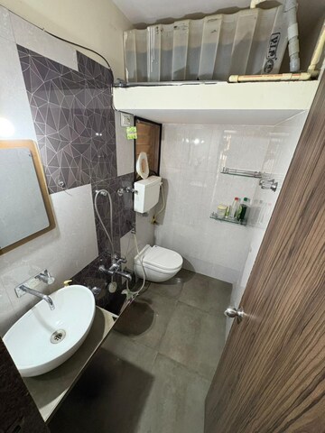 Bathroom in 1 BHK Apartment at Bachraj Landmark, Virar West – for Sale