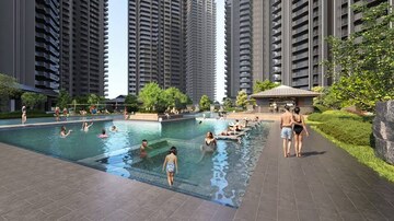 Swimming Pool in 3 BHK Apartment at Krisumi Waterside Residences, Sector 36a – for Sale