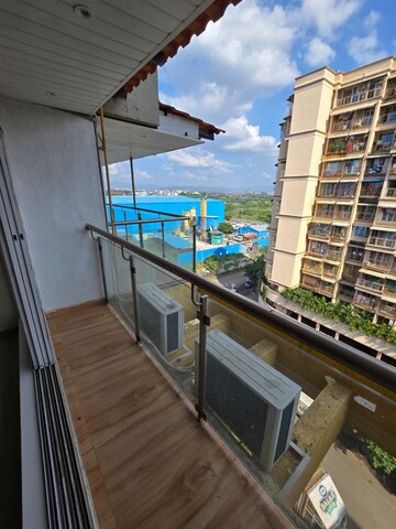 Balcony in 2 BHK Apartment at Rajesh Presidency, Ulwe Sector 3 – for Rent