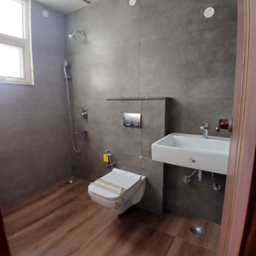 Bathroom in 3 BHK Apartment at International Airport Road – for Sale