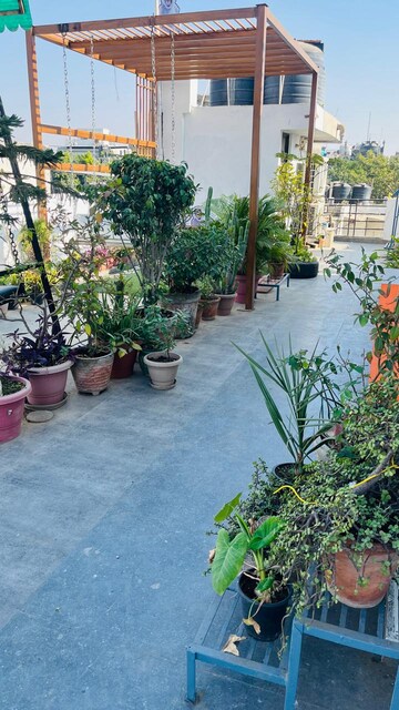 Balcony in Studio Builder Floor at Kalkaji – for Rent