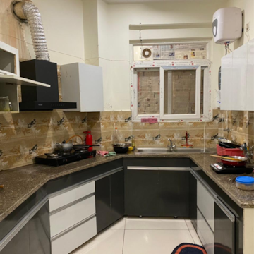 Kitchen in 2 BHK Apartment at Milton Tower, Vip Road – for Rent