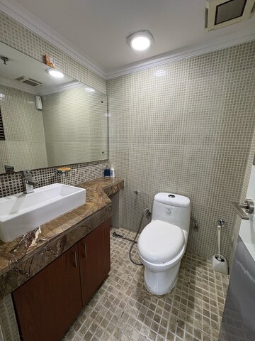 Bathroom in  Office Space at Netaji Subhash Place – for Rent