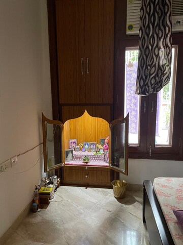 Bedroom in 3 BHK Builder Floor at Chittaranjan Park – for Sale