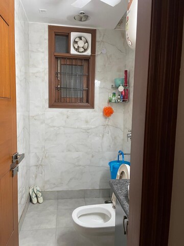 Bathroom in 3 BHK Builder Floor at Chittaranjan Park – for Sale