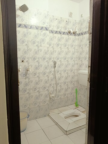 Bathroom in 2 BHK Builder Floor at Rabindra Palli – for Rent