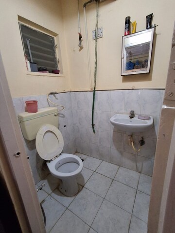 Bathroom in 2 BHK Apartment at New Dindoshi Hill View, Goregaon East – for Rent