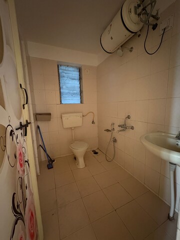 Bathroom in 3 BHK Apartment at Amrut Runwal Paradise, Kothrud – for Rent