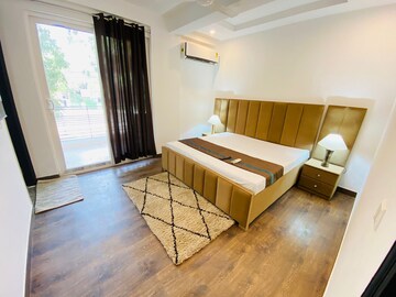Living Room in 1 BHK Builder Floor at RWA Residential Society Sector 46, Sector 46 – for Rent