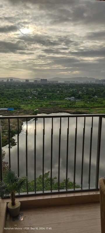 Balcony in 3 BHK Apartment at Lodha Palava Olivia C, Dombivli East – for Rent