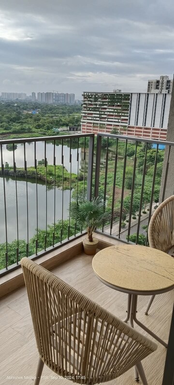 Balcony in 3 BHK Apartment at Lodha Palava City Lakeshore Greens, Dombivli East – for Rent