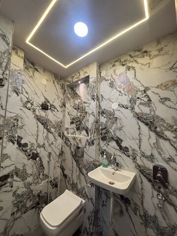 Bathroom in 2 BHK Builder Floor at Dwarka Mor – for Rent