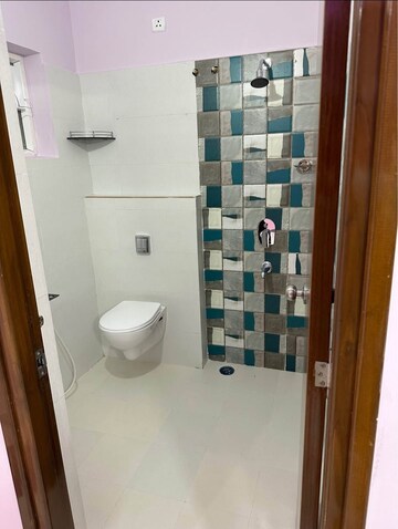 Bathroom in 3 BHK Apartment at Jains Carlton Creek Phase 2, Gachibowli – for Rent