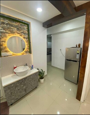 Bathroom in 3 BHK Apartment at Golf Edge, Gachibowli – for Rent