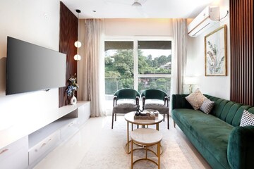 Living Room in 3 BHK Apartment at Mussoorie Road – for Sale