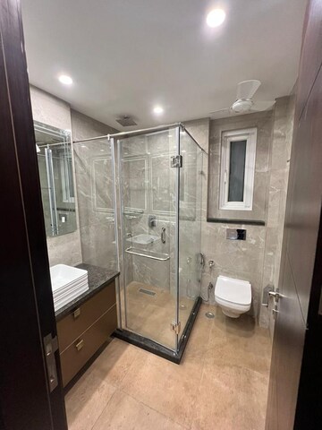 Bathroom in 3 BHK Builder Floor at Saket – for Rent