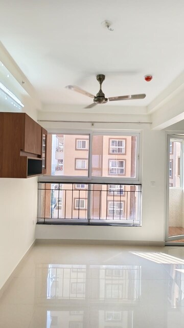 Living Room in 3 BHK Apartment at Pashmina Waterfront, Old Madras Road – for Rent