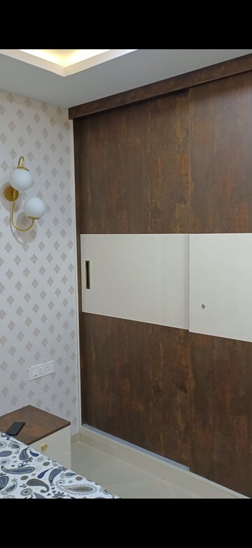 Bathroom in 2 BHK Apartment at Bhartiya Nikoo Homes Phase 2, Thanisandra Main Road – for Rent