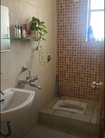 Bathroom in 1 BHK Apartment at Dhanori – for Rent