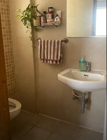 Bathroom in 1 BHK Apartment at Dhanori – for Rent