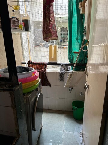 Kitchen in 2 BHK Apartment at Dharmadev Swaminarayan Park 3, Vasna – for Rent