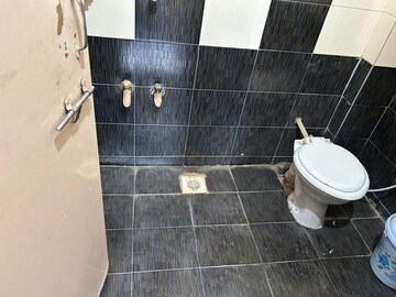 Bathroom in 2 BHK Apartment at Dharmadev Swaminarayan Park 3, Vasna – for Rent
