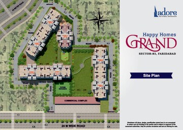 Master Plan in 3 BHK Apartment at Adore Happy Homes Grand, Sector 85 – for Sale