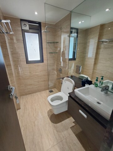 Bathroom in 3.5 BHK Apartment at Sapra Power Boulevard, Mundhwa – for Rent