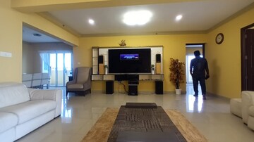 Living Room in 5 BHK Apartment at Kakkanad – for Sale