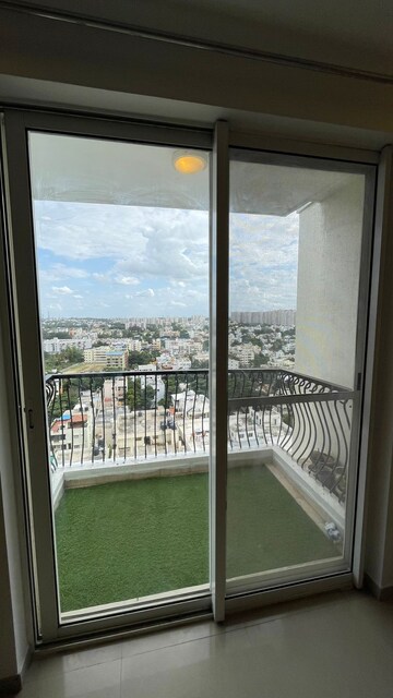 Balcony in 3 BHK Apartment at DLF Westend Heights New Town, Akshayanagar – for Sale