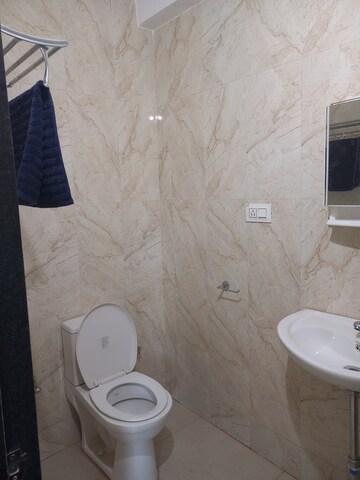 Bathroom in 3 BHK Apartment at Siolim – for Rent