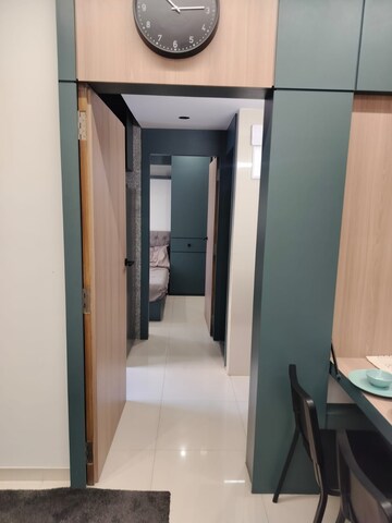 Building Lobby in 1 BHK Apartment at Virani Sky Heights, Kausa – for Sale