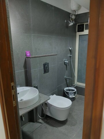 Bathroom in 3 BHK Apartment at Transcon Triumph Tower, Andheri West – for Sale