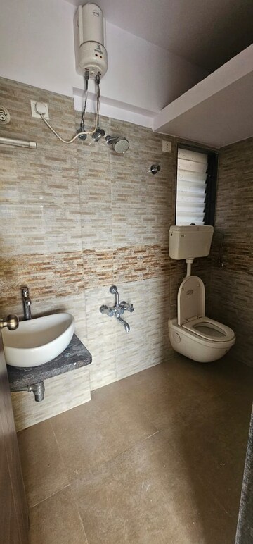 Bathroom in 2 BHK Apartment at Veena Dynasty, Vasai East – for Rent