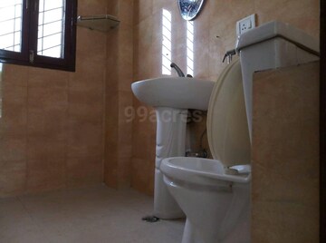 Bathroom in 3 BHK Builder Floor at Ansal Sushant Lok I, Sector 43 – for Rent