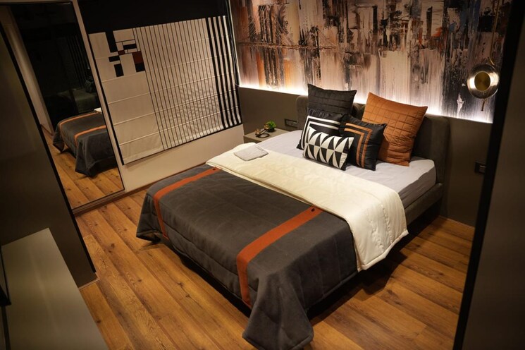 Bedroom, pride-purple-park-titanium 3 Bedroom 1470 Sq.Ft. Apartment In Wakad Pune 8151187