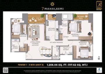 3 BHK Builder Floor For Resale in Runwal 7 Mahalaxmi Mahalaxmi Mumbai  8151189