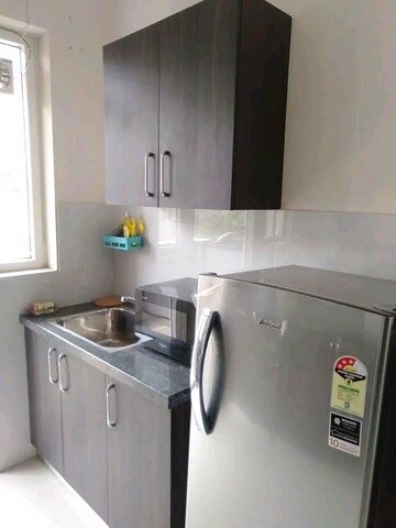 Kitchen in 1 BHK Builder Floor at Ansal Sushant Lok I, Sector 43 – for Rent
