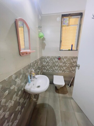 Bathroom in 2 BHK Apartment at Vision Indramegh, Tathawade – for Rent